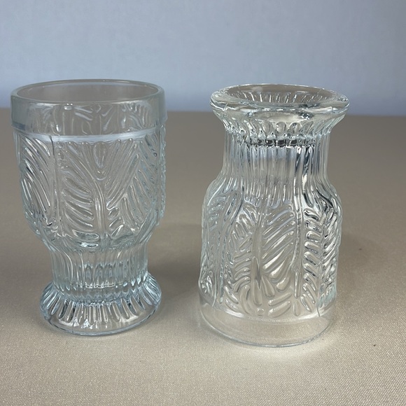 Vintage Embossed/Textured Bar Glasses (set of 2) - Picture 6 of 10